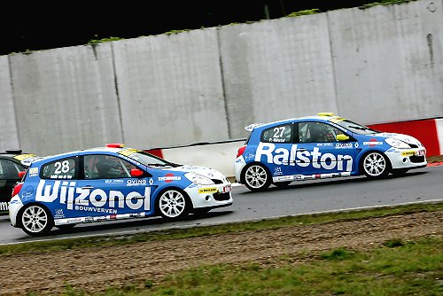 Wijzonol en Ralston op de Clio bolides